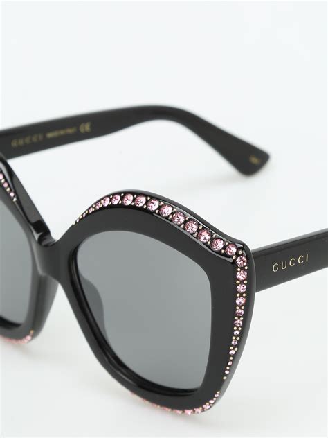 gucci rhinestone sunglasses replica|authentic gucci sunglasses unisex.